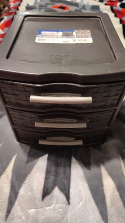 Sterilite 3-Drawer Plastic Storage Unit