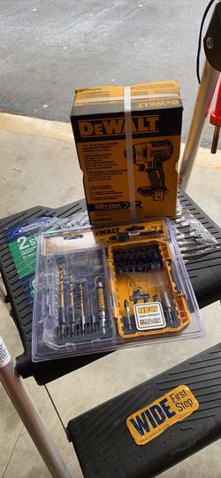 DEWALT 1/4”(6.35mm)DCF 887B -3 Speed BRUSHLESS IMPACT TOOL ONLY - 27 PC TOUGH GRIP SET DRILL IMPACT DRILL 1/2”