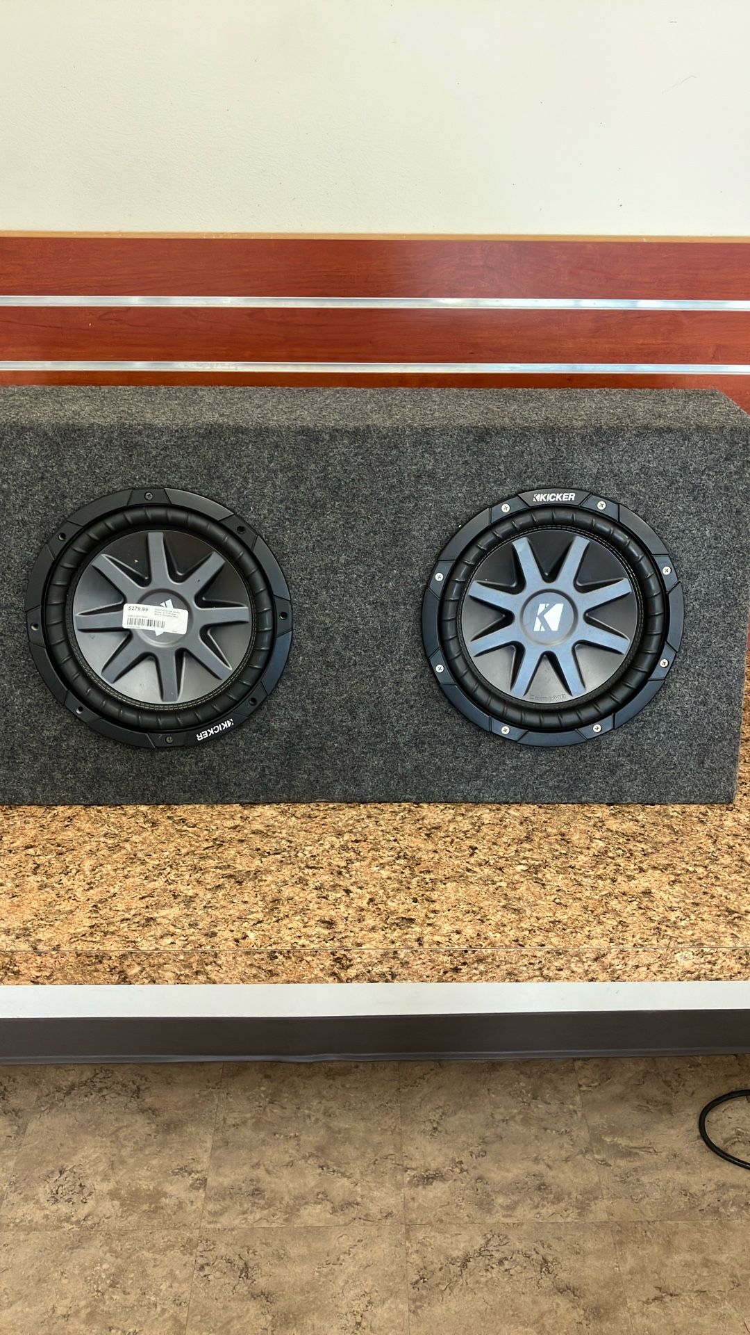 Car Audio Kicker 2x10 Subs