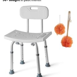 Shower Chair, Tool Free Shower Chair, Bath Chair for Elderly