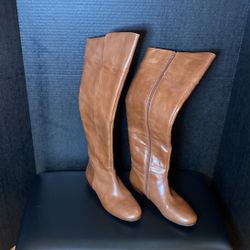 Nine West Women’s Knee High Leather Boots 6M