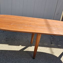 Small wooden vintage coffee table