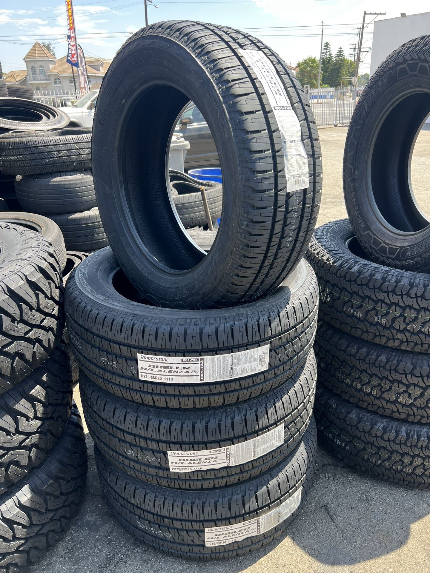 275/55/20  New Tires Bridgestone Set Of 4 Installed And Balanced Set De 4 Llantas Instaladas Y Balanceadas