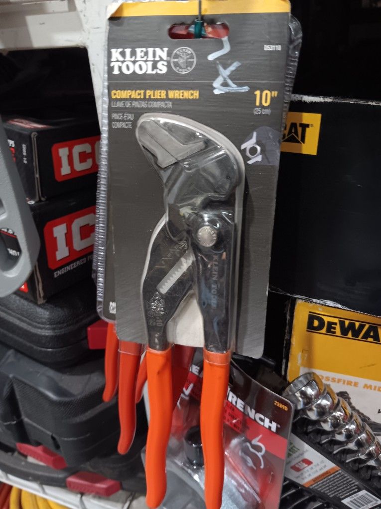 Klein Tools Compact Plier Wrench 10"