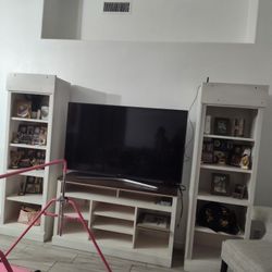 Entertainment Center Tv Stand Shelves 
