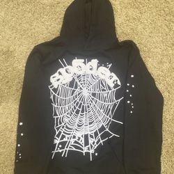 OG black and white spider hoodie