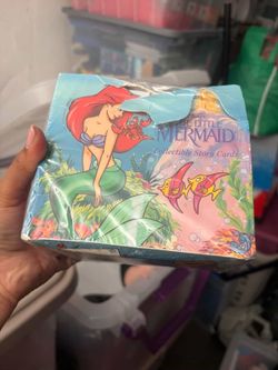 Vintage Disney little mermaid collectible story cards