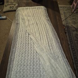 Women's White Scarf