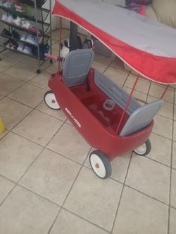 Radio Flyer Kids Wagon with Canopy 3 in 1