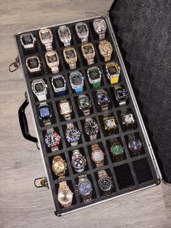 Luxury Men’s Watches Iced Out & Plain Jane 