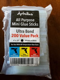 Glue gun glue sticks. 200