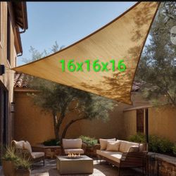 16x16x16 Triangle Sun Sail Shade