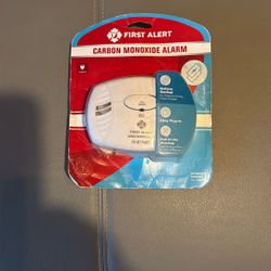First Alert, Carbon Monoxide Detector/brand new