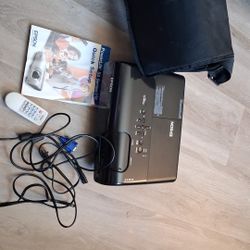 Epson Projector and screen