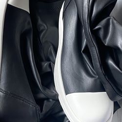 Leather Thigh High Boots