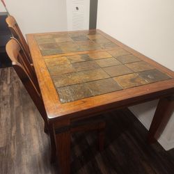 Heavy Kitchen Table W/chairs