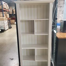 5-tier Transitional Bookcase White (New In A Box)