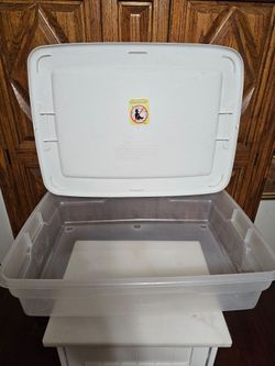 Large rectangular storage container