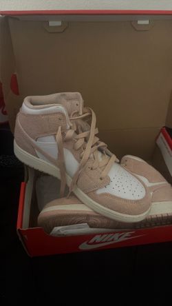 Pink high top Jordan’s