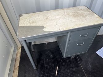 Vintage Metal Desk