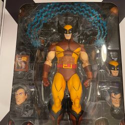 Mondo Wolverine Action Figure 1/6 Scale Brown Suit Wolverine 