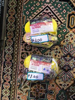 2x16ft E track ratcheting tie down 833lb