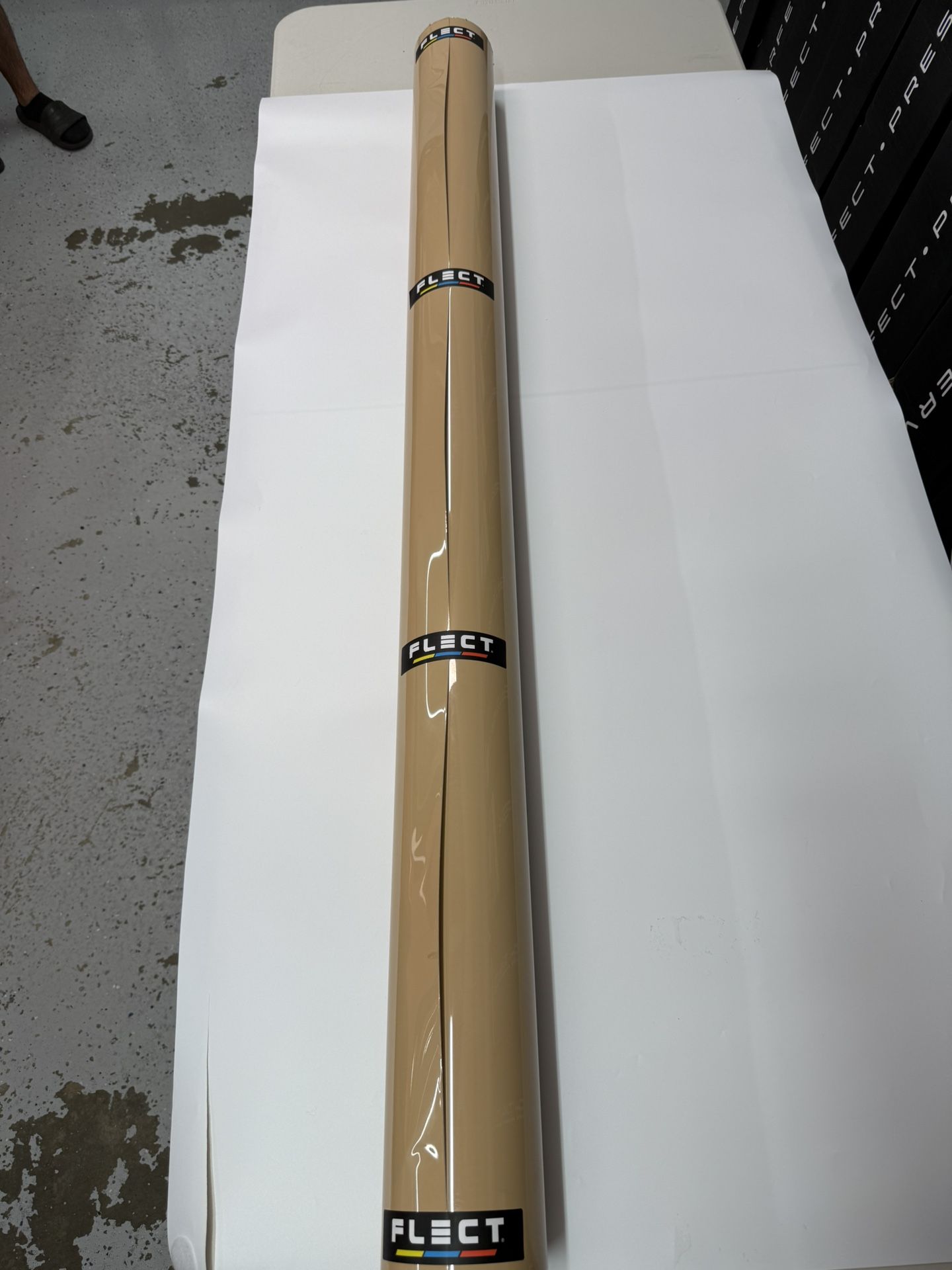 Flect (PET) Vinyl Wrap - Brown/Beige 5ftx60ft