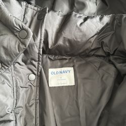 Black Old Navy, winter jacket, size medium