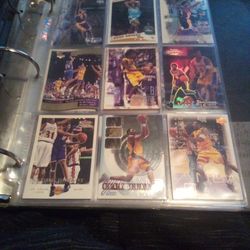 Kobe Bryant 9 Card Lot