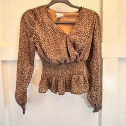 Japna | Women blouse | Animal Print | XS
