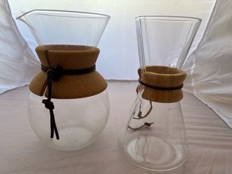 Large and Small Bodum Coffee Maker Drip Pour Over Glass