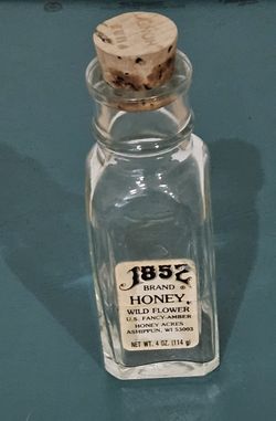 Vintage Honey Bottle