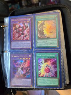 Yu-Gi-Oh yugioh ygo binder over 180 cards all holo