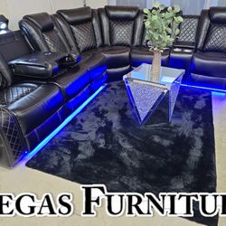 Sectional Power Recliners 