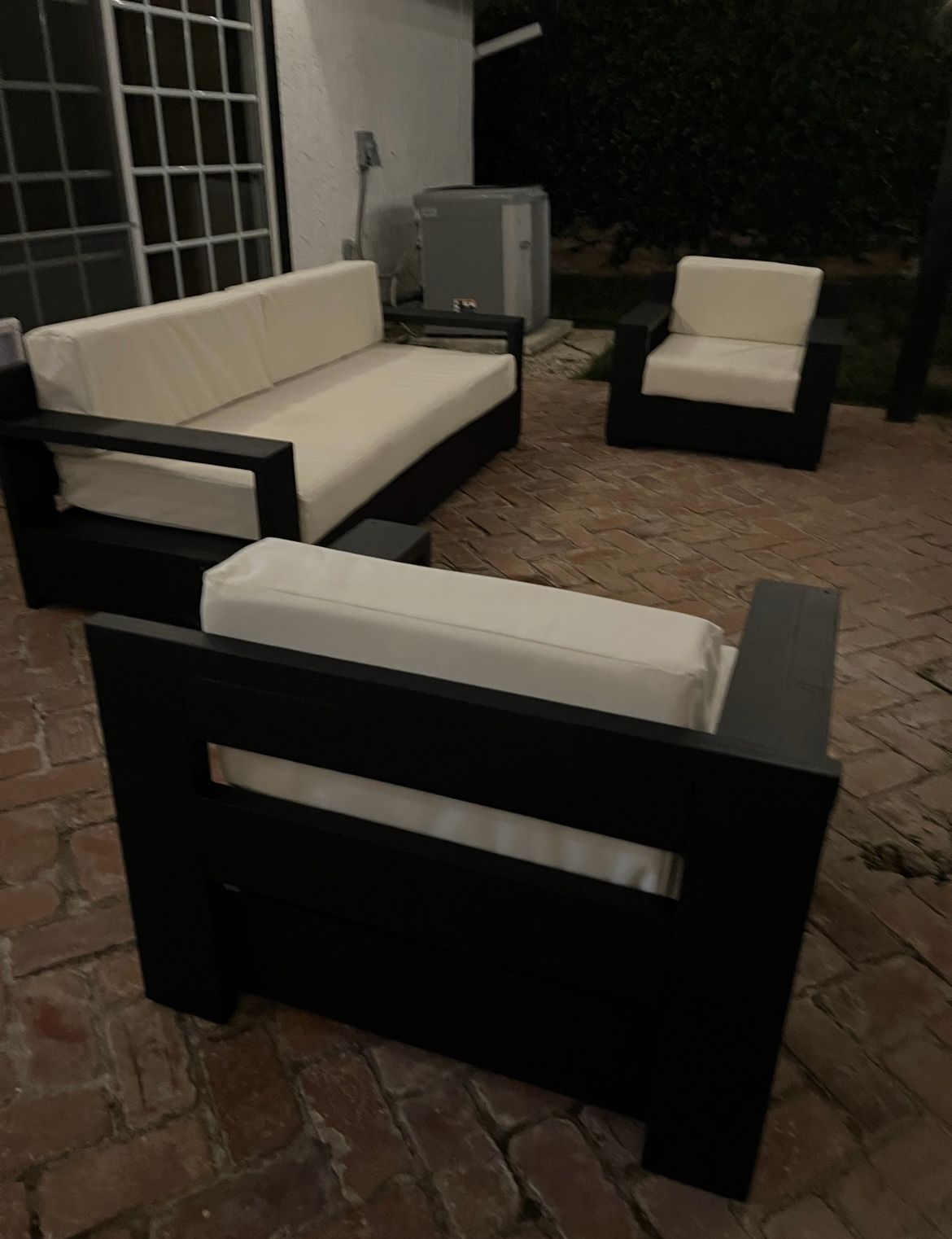 Outdoor Wood Patio Furniture Set