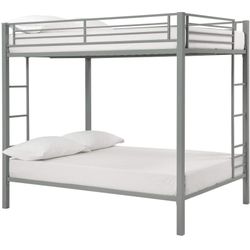 Double Over Double Bunk Bed Silver 
