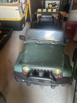 Power wheel jeep