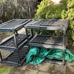 Shelving Five Three Tier Sets