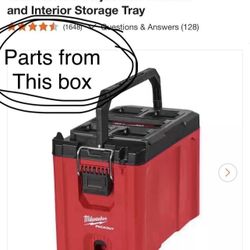 Milwaukee PACKOUT 10 in. Compact (Adjustable Dividers and Interior Storage Tray ONLY)