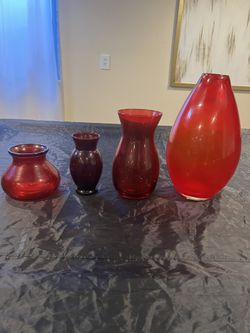 Red Vases