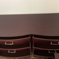 King dresser, 2 Nightstands, Headboard