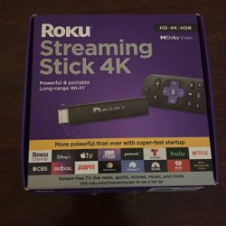 Roku 4k Streaming. Never Used
