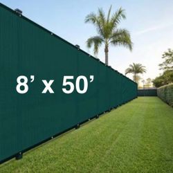FENCE SCREEN 8 x 50 Privacy Screen - GREEN 8x50