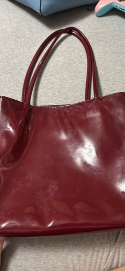 Red vintage plastic purse