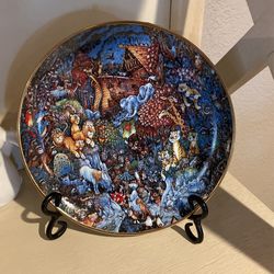 Vintage Franklin Mint Limited Edition Plate Bill Bell “The Rain Begins”