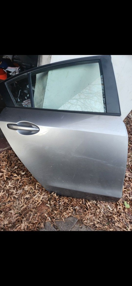 2010-2013 Mazda 3 Sedan Rear Door Assembly Passenger Right RH
