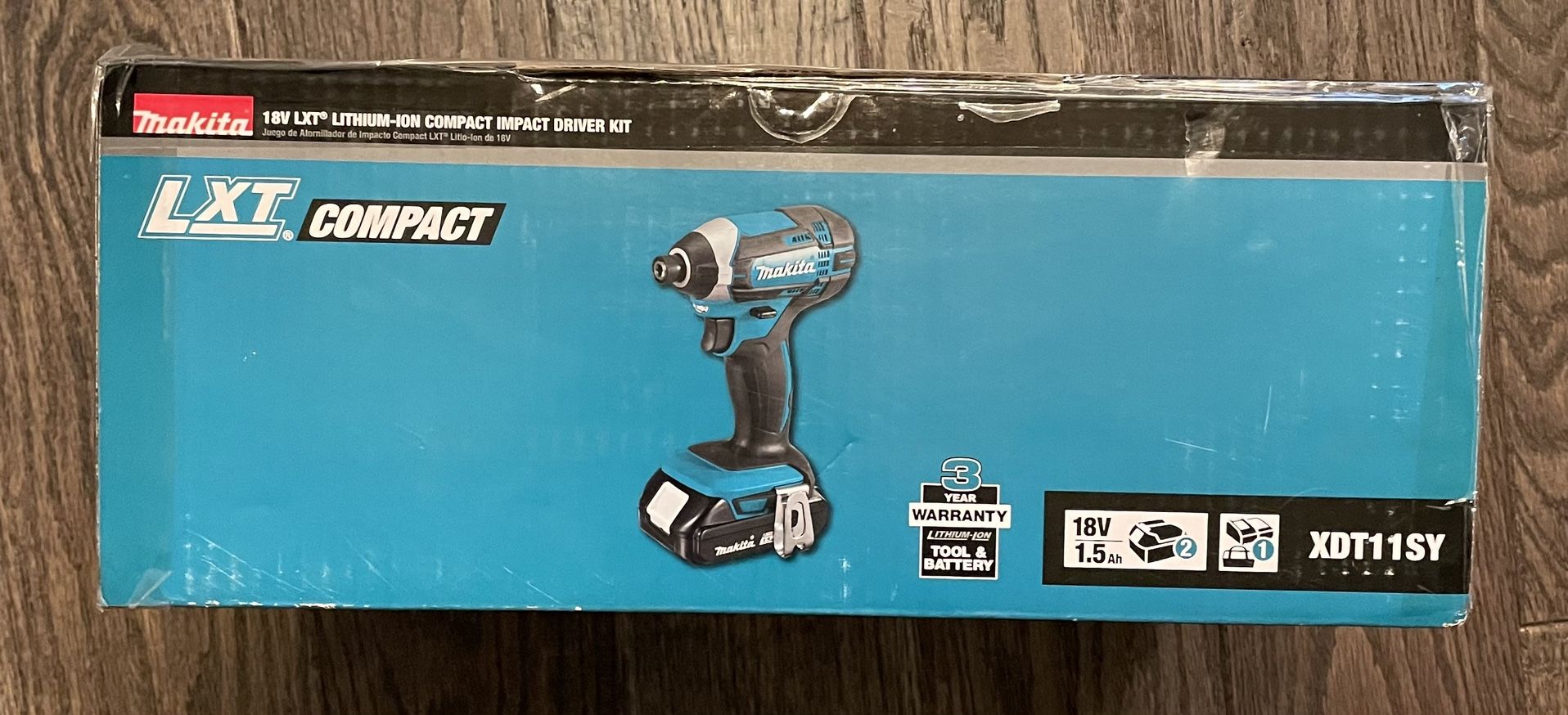 Drill Sets Combo Kit Makita XDT11SY 18V LXT Cordless Impact Driver Kit - 1.5Ah Battery, 1,460 In-lbs Torque Makita Drill Set