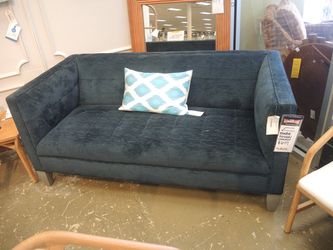 Mitchell Gold + Bob Williams Kennedy Kennedy Loveseat - Navy | Small Sofa | Two-Seat Couch
