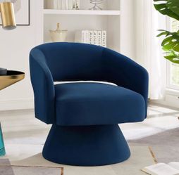 Assembled New Swivel Barrel Chair Upholstered Velvet Round Accent Chairs 360 Degree Swivel Chair