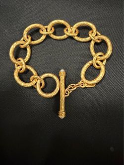 # Julie Vos Catalina Link Bracelet - Gold